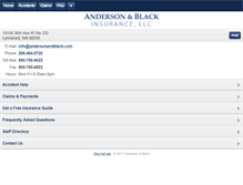 Tablet Screenshot of andersonandblack.com